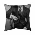 Begin Home Decor 26 x 26 in. Businessman-Double Sided Print Indoor Pillow 5541-2626-FA1